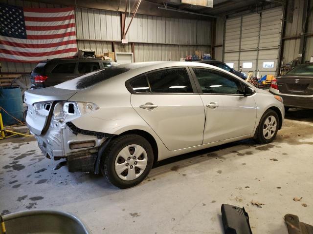 KNAFK4A67E5195178 - 2014 KIA FORTE LX SILVER photo 3