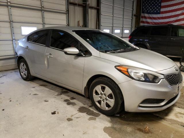 KNAFK4A67E5195178 - 2014 KIA FORTE LX SILVER photo 4