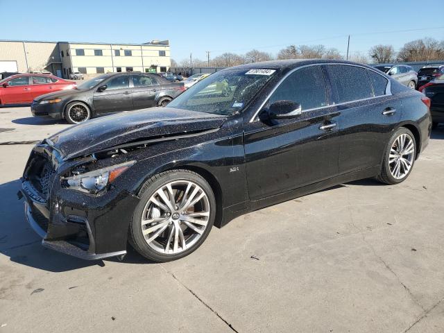 JN1EV7AP3JM354975 - 2018 INFINITI Q50 LUXE BLACK photo 1