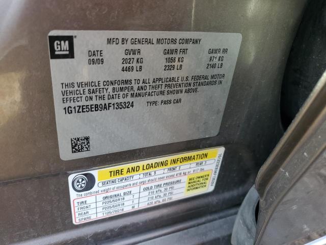 1G1ZE5EB9AF135324 - 2010 CHEVROLET MALIBU LTZ თაფლისფერი ფოტო 13