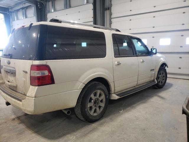 1FMFK20568LA81913 - 2008 FORD EXPEDITION EL LIMITED WHITE photo 3