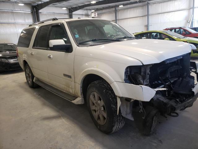 1FMFK20568LA81913 - 2008 FORD EXPEDITION EL LIMITED WHITE photo 4