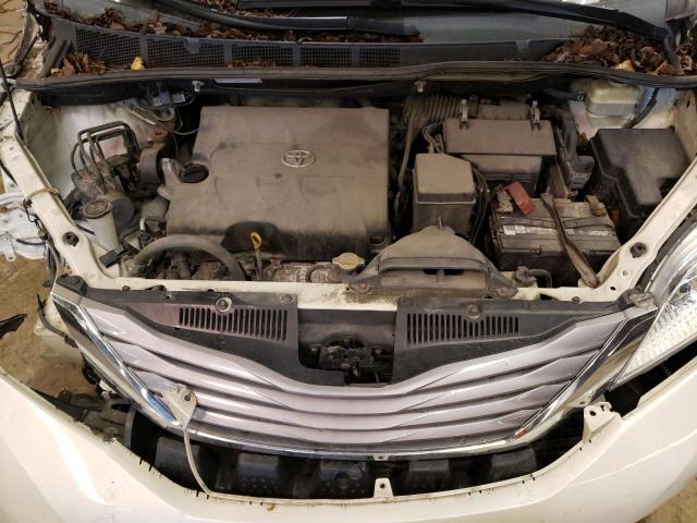 5TDYK3DC0FS534642 - 2015 TOYOTA SIENNA XLE WHITE photo 12