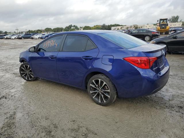 5YFBURHE8JP800148 - 2018 TOYOTA COROLLA L BLUE photo 2