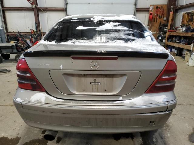 WDBRF81J14F521855 - 2004 MERCEDES-BENZ C 240 4MATIC SILVER photo 6