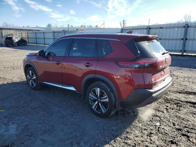 5N1AT3CA3MC829145 - 2021 NISSAN ROGUE SL RED photo 2