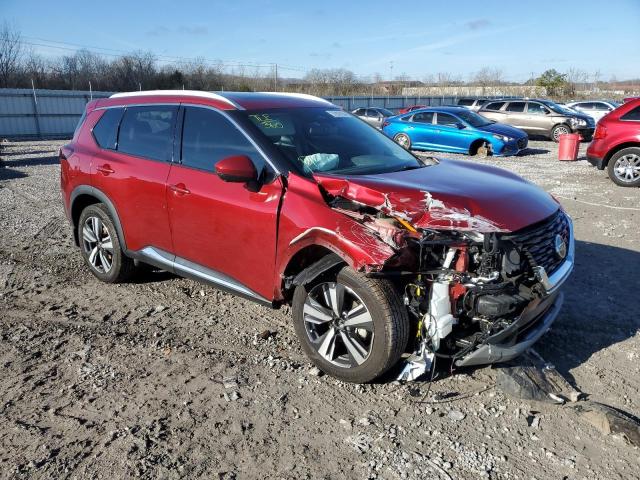 5N1AT3CA3MC829145 - 2021 NISSAN ROGUE SL RED photo 4