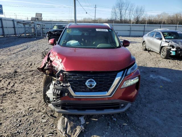 5N1AT3CA3MC829145 - 2021 NISSAN ROGUE SL RED photo 5