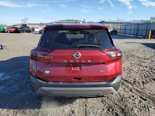 5N1AT3CA3MC829145 - 2021 NISSAN ROGUE SL RED photo 6