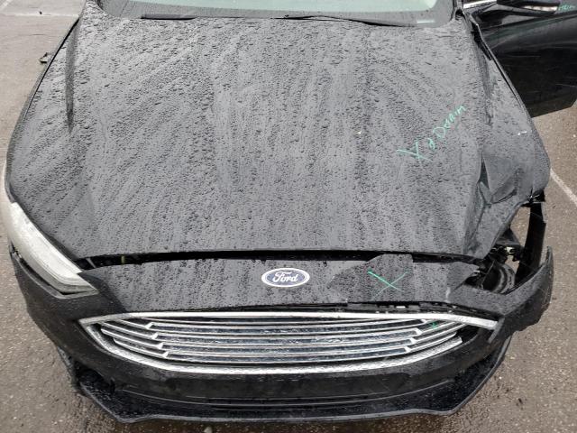 3FA6P0HD6HR251376 - 2017 FORD FUSION SE BLACK photo 11