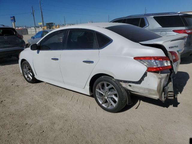 3N1AB7AP3DL764195 - 2013 NISSAN SENTRA S WHITE photo 2