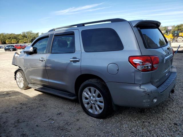 5TDZY68A28S015060 - 2008 TOYOTA SEQUOIA LIMITED SILVER photo 2