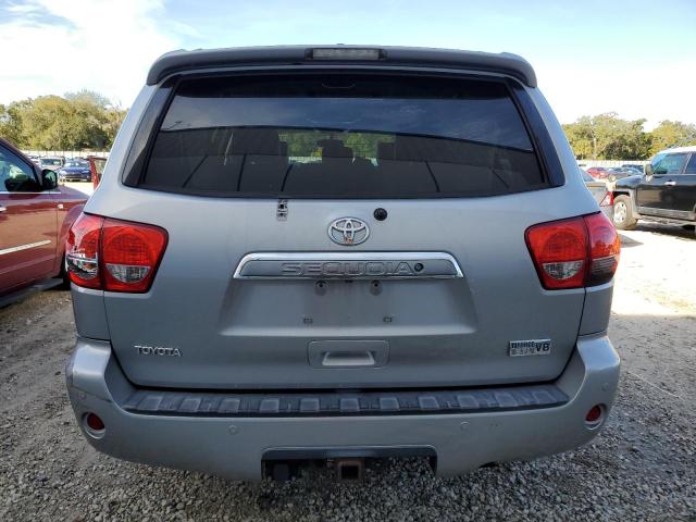 5TDZY68A28S015060 - 2008 TOYOTA SEQUOIA LIMITED SILVER photo 6