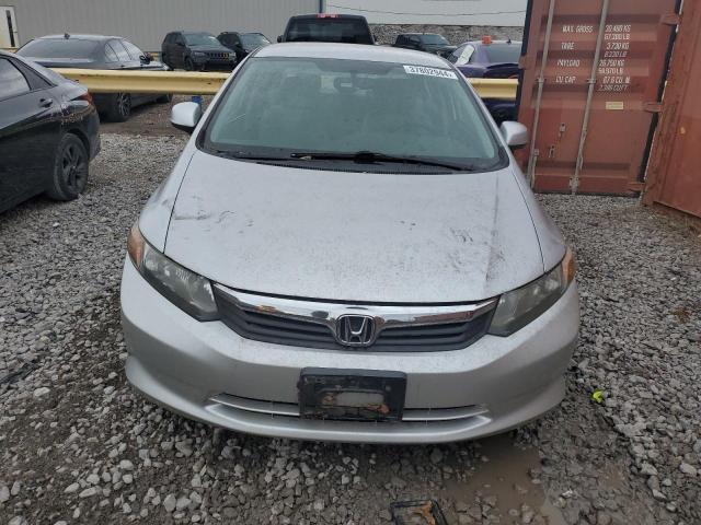 19XFB2F57CE087524 - 2012 HONDA CIVIC LX SILVER photo 5