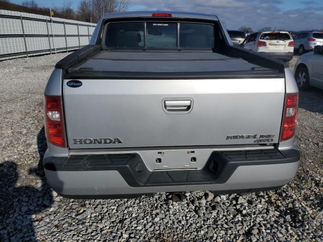 2HJYK16579H501994 - 2009 HONDA RIDGELINE RTL SILVER photo 6