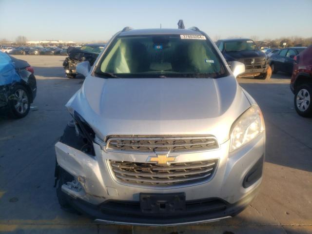 3GNCJLSB8FL254746 - 2015 CHEVROLET TRAX 1LT SILVER photo 5