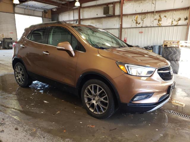 KL4CJ1SB9HB162492 - 2017 BUICK ENCORE SPORT TOURING TAN photo 4