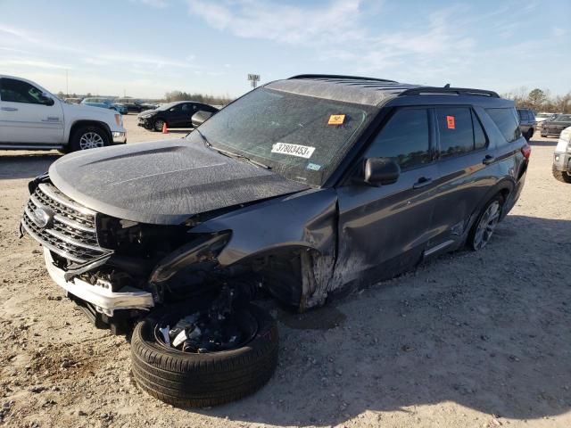 1FMSK7DH0NGA30024 - 2022 FORD EXPLORER XLT GRAY photo 1