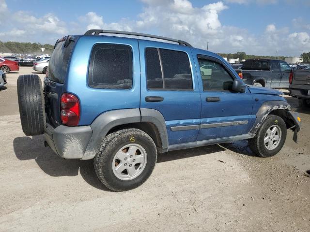 1J4GK48K26W268568 - 2006 JEEP LIBERTY SPORT BLUE photo 3