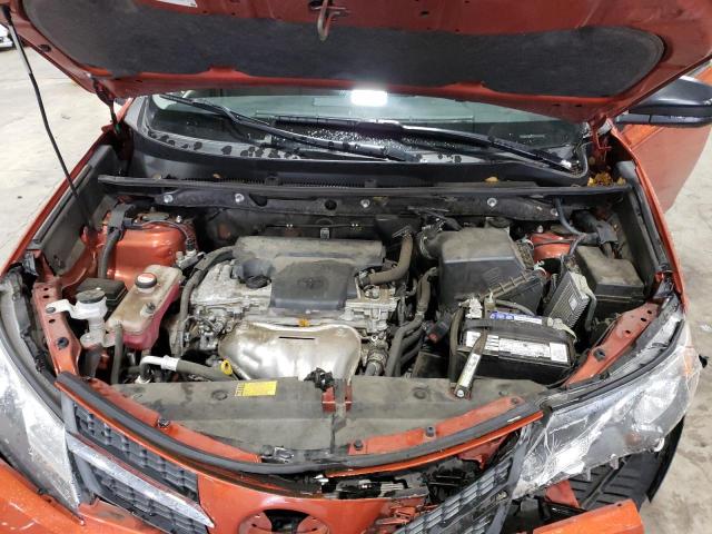 JTMBFREV8FJ018698 - 2015 TOYOTA RAV4 LE ORANGE photo 12