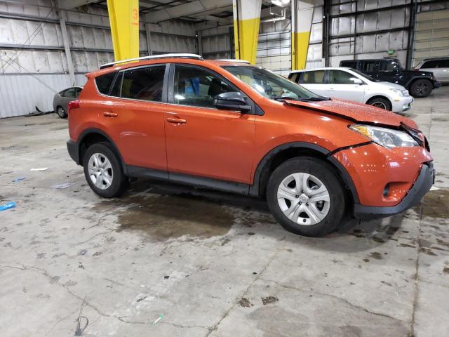 JTMBFREV8FJ018698 - 2015 TOYOTA RAV4 LE ORANGE photo 4