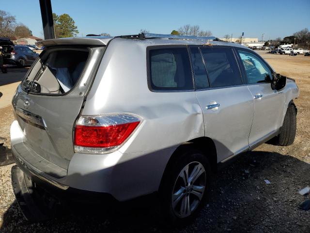 5TDDK3EH2CS148731 - 2012 TOYOTA HIGHLANDER LIMITED SILVER photo 3