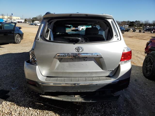 5TDDK3EH2CS148731 - 2012 TOYOTA HIGHLANDER LIMITED SILVER photo 6