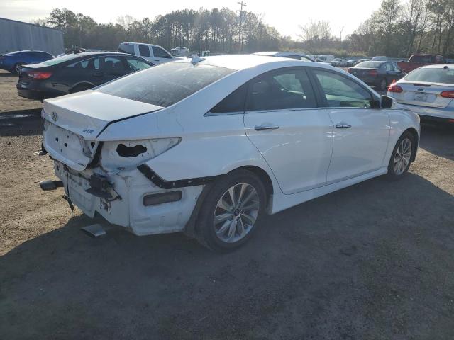 5NPEC4AB8EH903656 - 2014 HYUNDAI SONATA SE WHITE photo 3