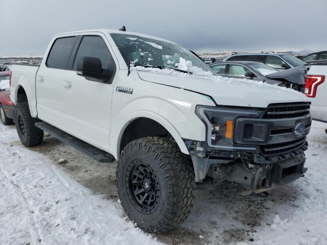 1FTEW1E48KFA25430 - 2019 FORD F150 SUPERCREW WHITE photo 4