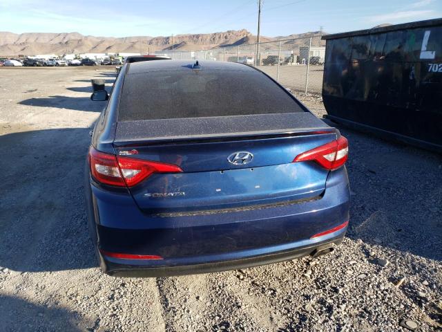 5NPE24AF7GH384723 - 2016 HYUNDAI SONATA SE BLUE photo 6