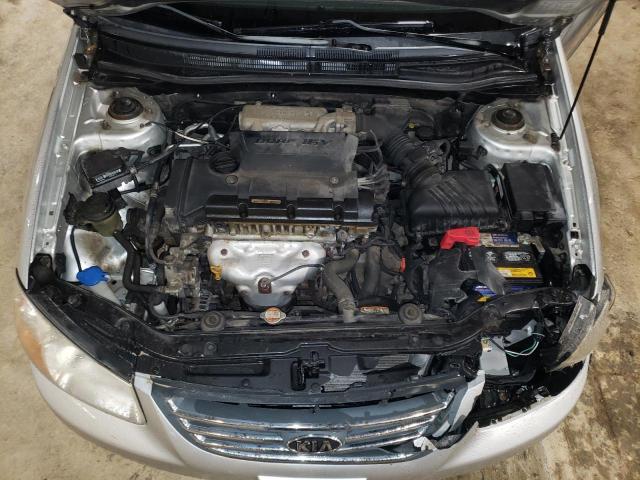 KNAFE121685498255 - 2008 KIA SPECTRA EX SILVER photo 11