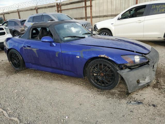 JHMAP11423T006469 - 2003 HONDA S2000 BLUE photo 4