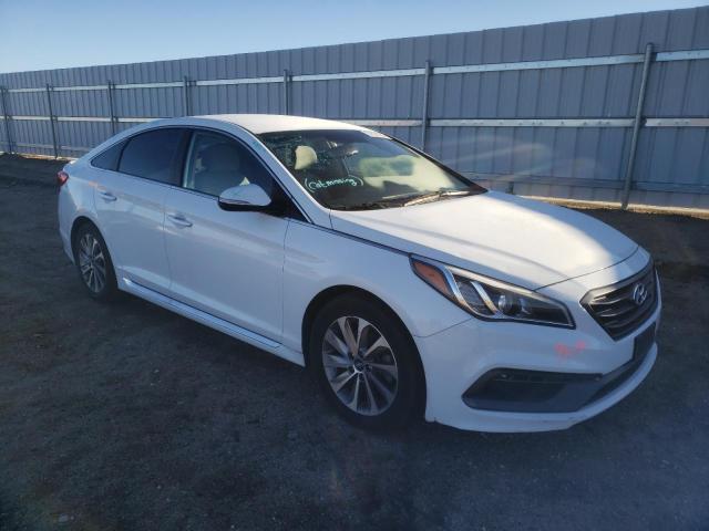 5NPE34AF3GH400154 - 2016 HYUNDAI SONATA SPORT WHITE photo 4