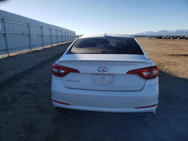 5NPE34AF3GH400154 - 2016 HYUNDAI SONATA SPORT WHITE photo 6