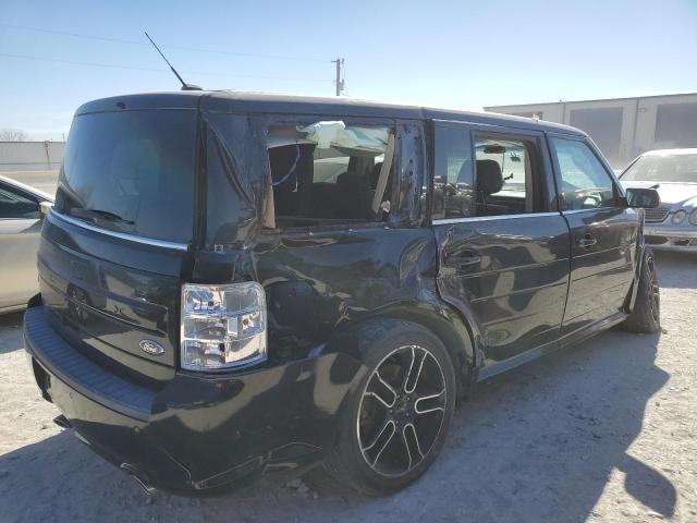 2FMGK5C87EBD19792 - 2014 FORD FLEX SEL BLACK photo 3