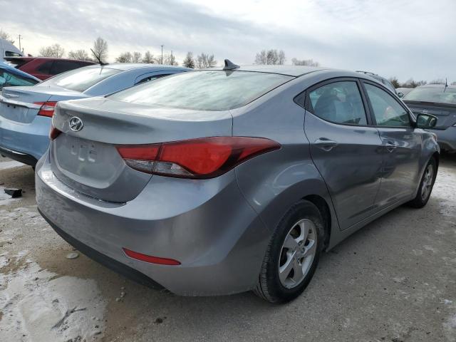 KMHDH4AE6EU191141 - 2014 HYUNDAI ELANTRA SE GRAY photo 3