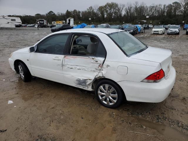 JA3AJ26E26U020783 - 2006 MITSUBISHI LANCER ES WHITE photo 2