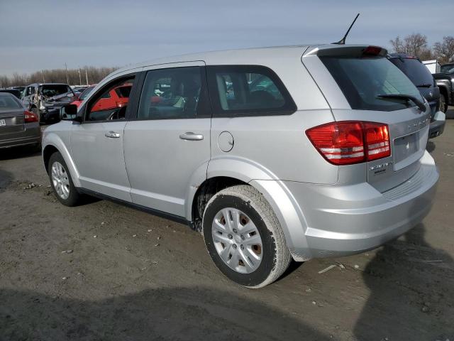 3C4PDCAB3ET264828 - 2014 DODGE JOURNEY SE SILVER photo 2