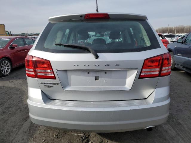 3C4PDCAB3ET264828 - 2014 DODGE JOURNEY SE SILVER photo 6