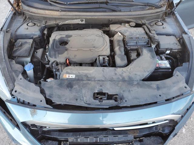 5NPE24AF0GH347061 - 2016 HYUNDAI SONATA SE BLUE photo 11