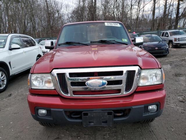 1FTZR15E17PA82751 - 2007 FORD RANGER SUPER CAB RED photo 5