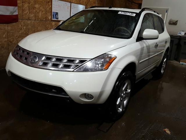 JN8AZ08W04W307419 - 2004 NISSAN MURANO SL  photo 2