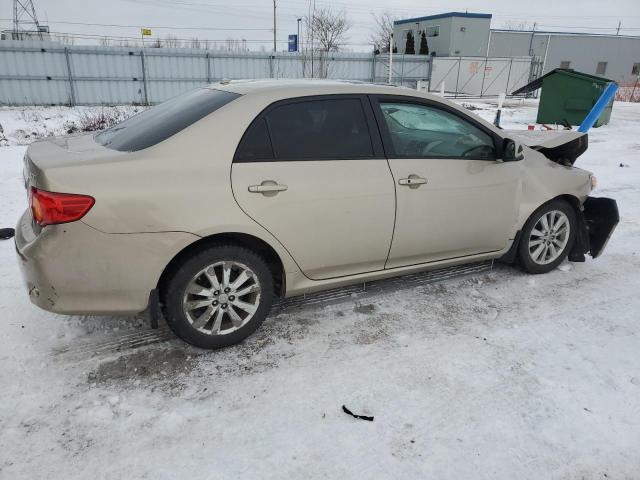 2T1BU4EE5AC308720 - 2010 TOYOTA COROLLA BASE GOLD photo 3