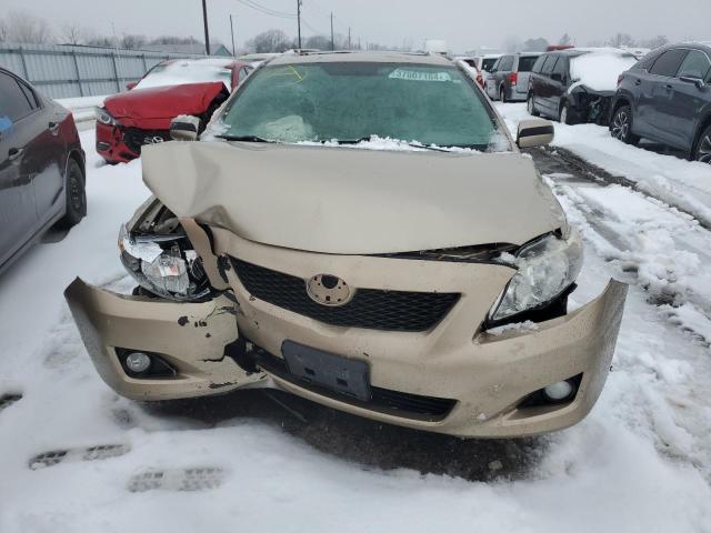 2T1BU4EE5AC308720 - 2010 TOYOTA COROLLA BASE GOLD photo 5