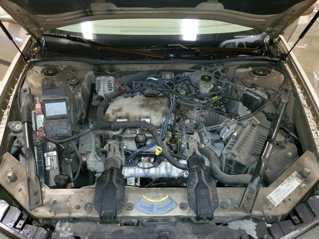 2G1WF52E349141017 - 2004 CHEVROLET IMPALA GOLD photo 11