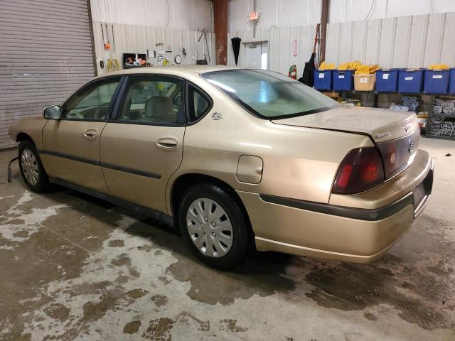 2G1WF52E349141017 - 2004 CHEVROLET IMPALA GOLD photo 2