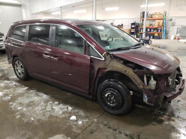 5FNRL5H62DB083880 - 2013 HONDA ODYSSEY EXL MAROON photo 4