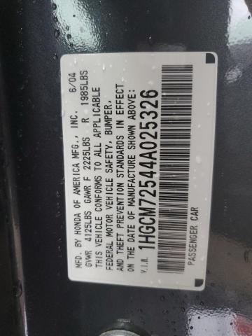 1HGCM72544A025326 - 2004 HONDA ACCORD EX CHARCOAL photo 13