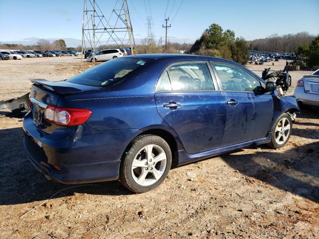 2T1BU4EE6DC099802 - 2013 TOYOTA COROLLA BASE BLUE photo 3