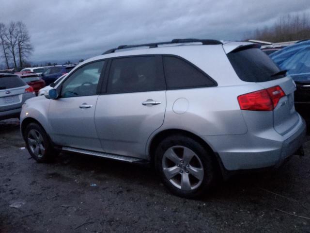 2HNYD28827H001261 - 2007 ACURA MDX SPORT SILVER photo 2